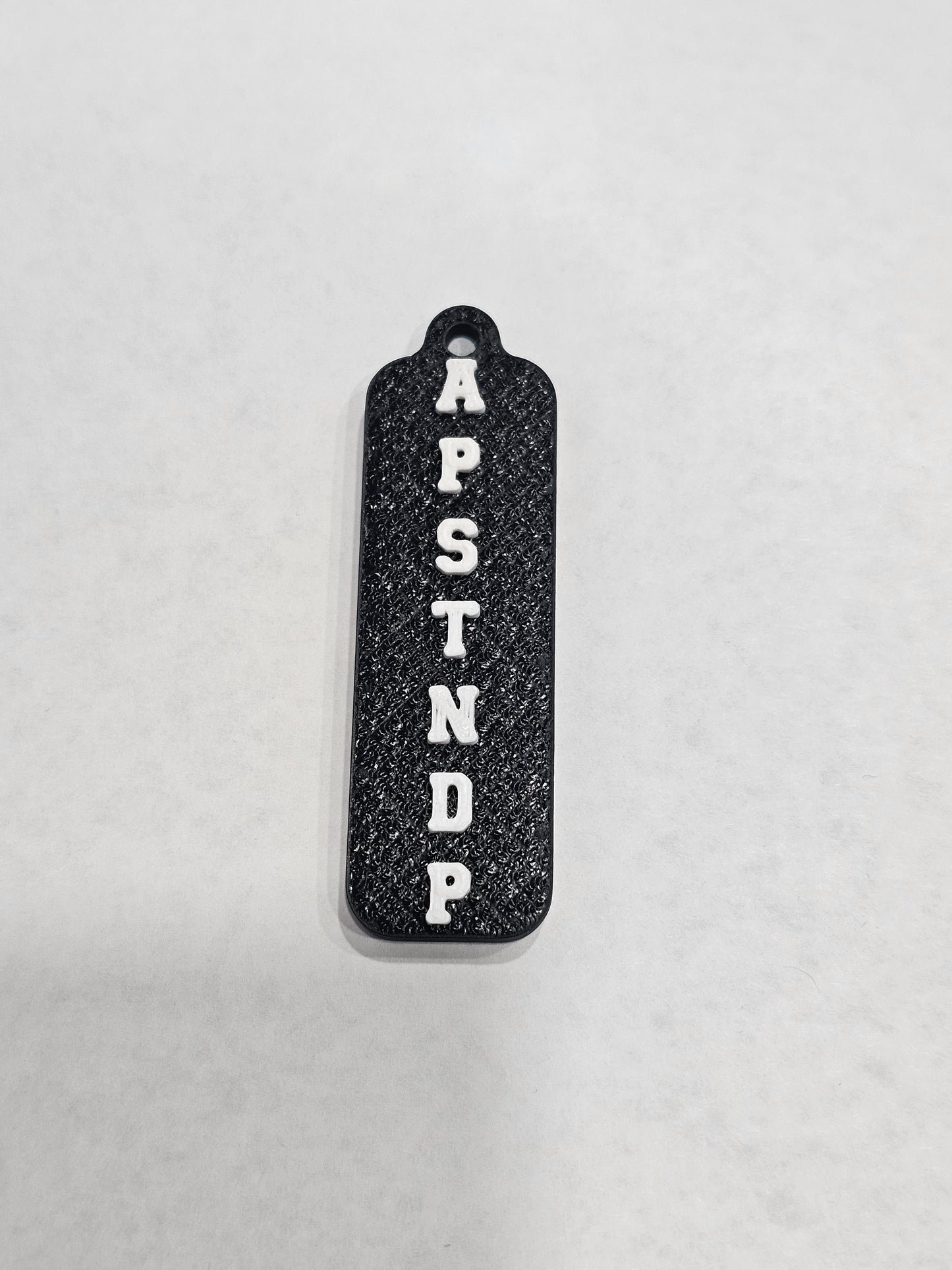 OSI Model Initials Keychain 3D Printed