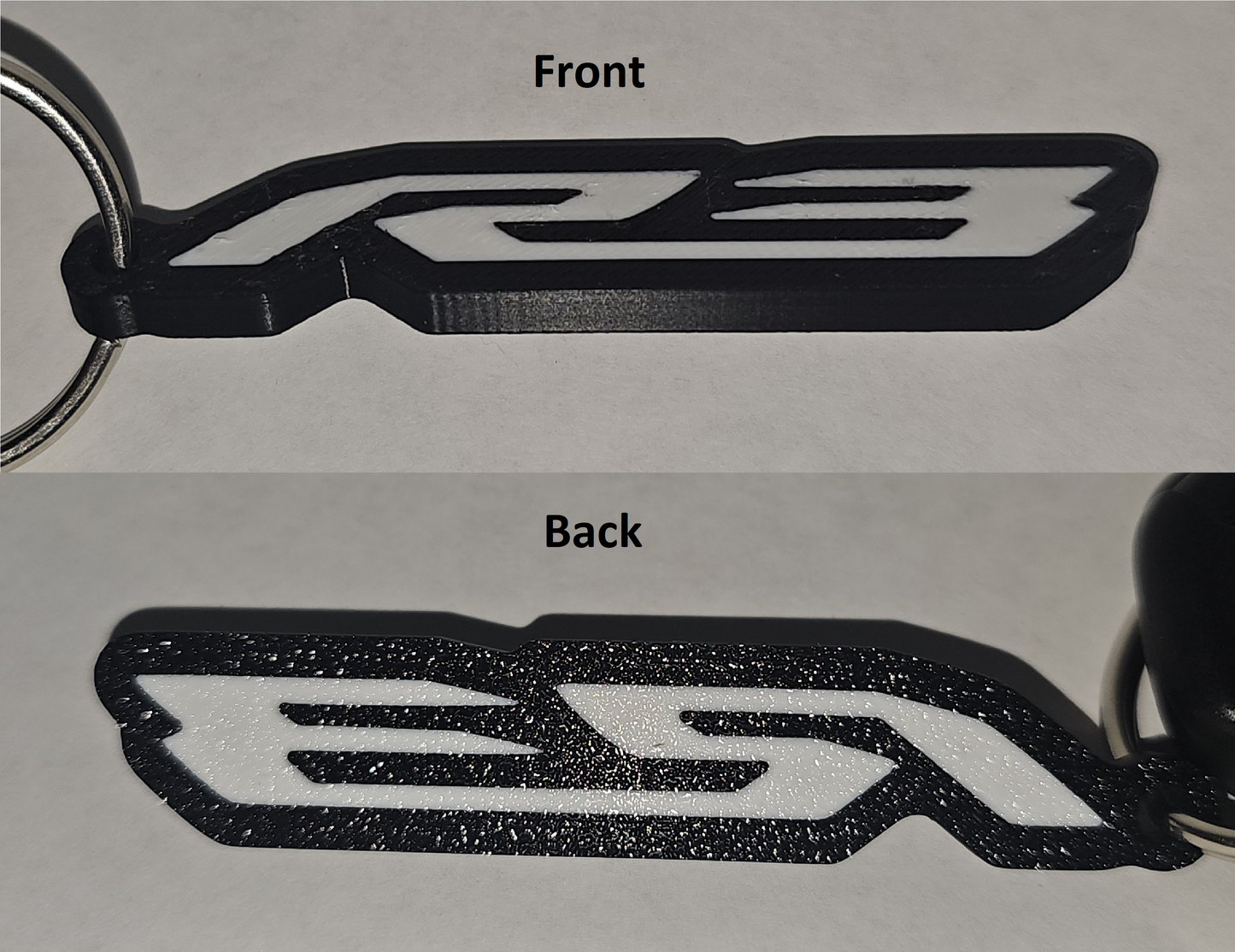 R3 Motorcycle Keychain 3D Printed