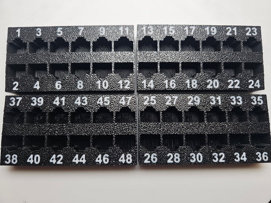 3D Printed Network Cable Holder Tool v1.1 - Simplify Switch Replacements - Black