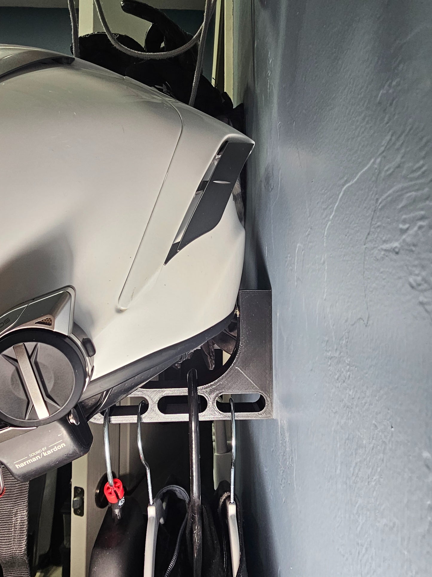 Motorcycle Helmet Wall Mount | 3D Printed Helmet Holder