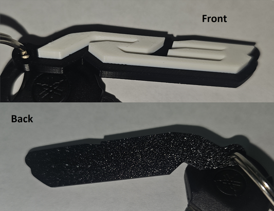 R3 Motorcycle Keychain 3D Printed